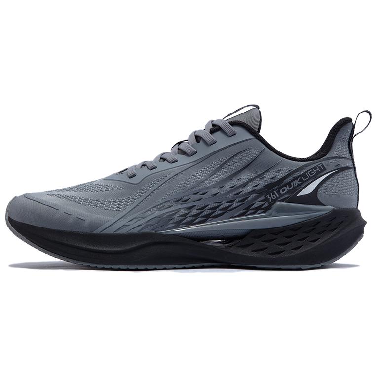 361° Flying Fish 4.0 Slip Resistant Abrasion Resistant Low top Casual Running Shoes Men's Gray Black