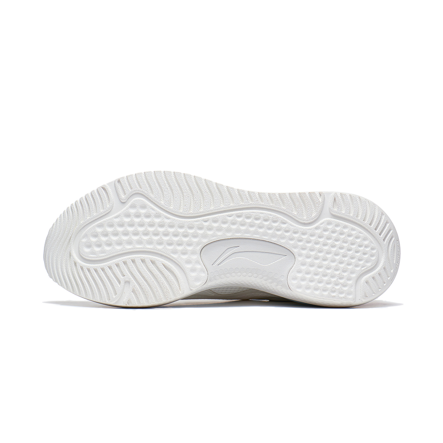 Li Ning EazGo Slip Resistant, Abrasion Resistant, Breathable Low top Running Shoes Women’s Champagne White