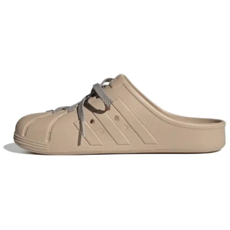 Adidas FOS Composite Sole Quiet Slip Resistant Closed Toe Slippers Unisex Brown