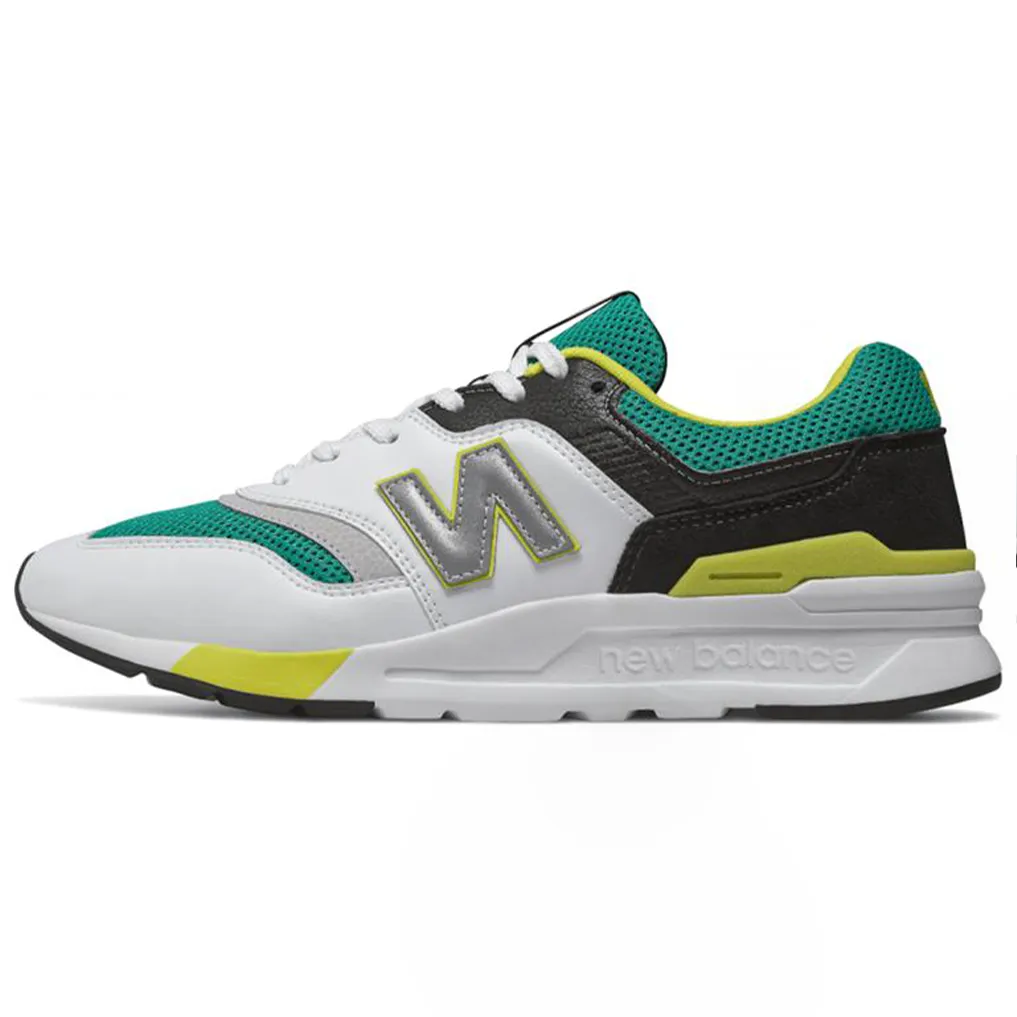 New Balance NB 997H Lightweight Low top Running Shoes Men's White Green