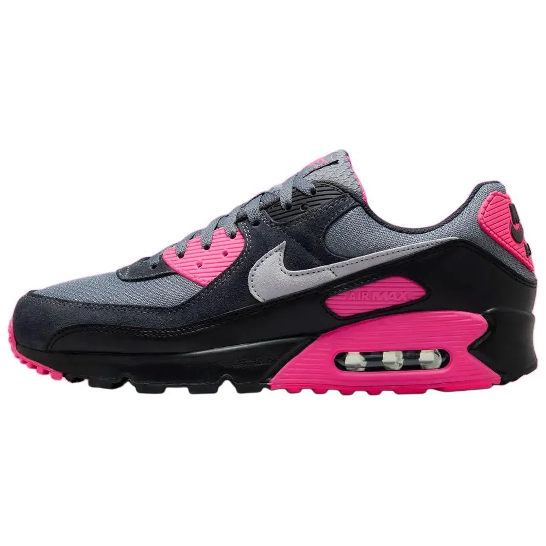Nike Air Max 90 Abrasion Resistant Abrasion Resistant Low top EVA Midsole Long Distance Running Sprint Running Shoes