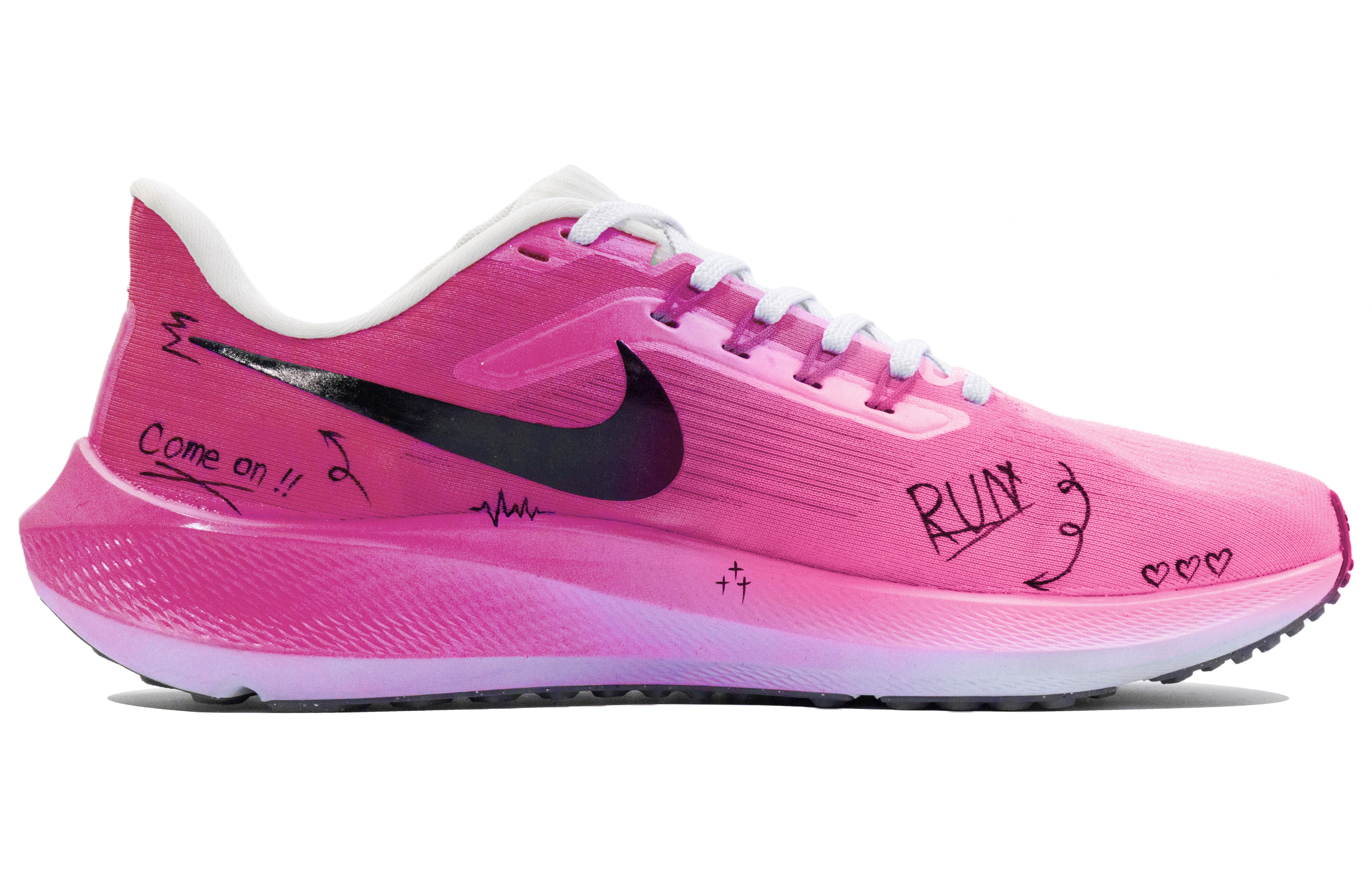 Nike Air Zoom Pegasus 39 Cushioning Slip Resistant Abrasion Resistant Low top Running Shoes Men’s Pink