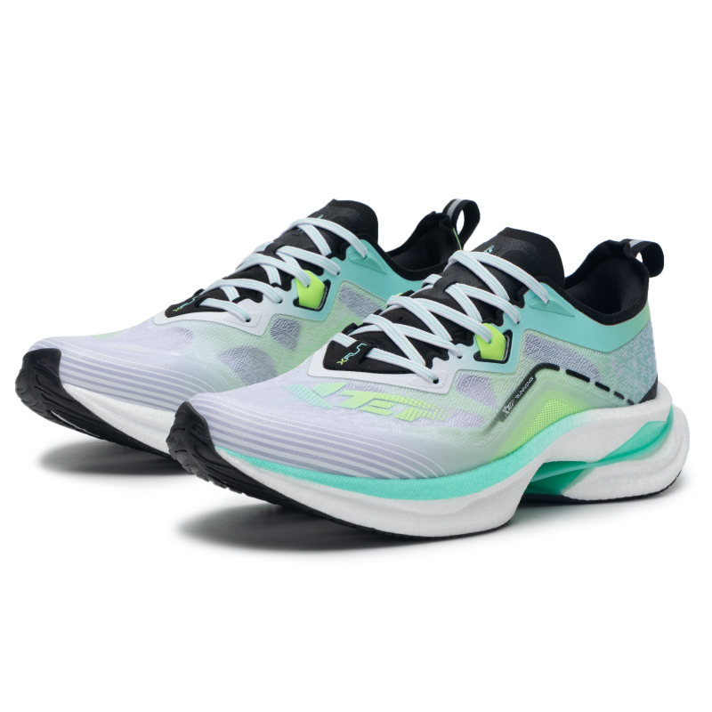 XTEP Cushioning Breathable Rebound Low top Running Shoes Men’s Green White