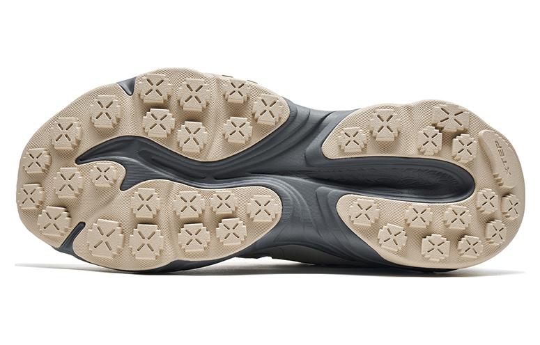 XTEP Huiyou Abrasion Resistant Abrasion Resistant Low top Chunky Sneakers Men's Gray