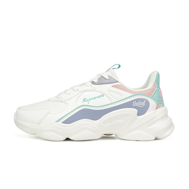 361° Abrasion Resistant Running Shoes Women’s White Purple