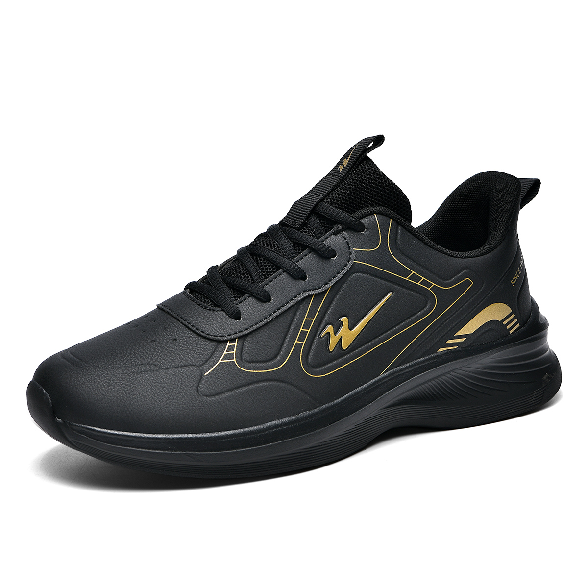 Binary Low top Running Shoes Men’s Black Gold