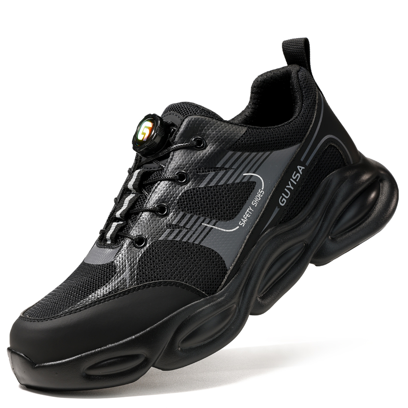 LANOUDUN Non slip Lightweight Low top Outdoor Shoes Unisex Black