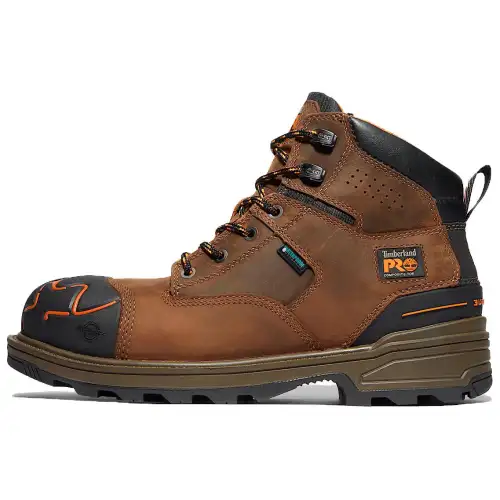 Timberland Abrasion Resistant Slip Resistant Abrasion Resistant Slip Resistant Short Mid Calf Outdoor Boots Men's Brown