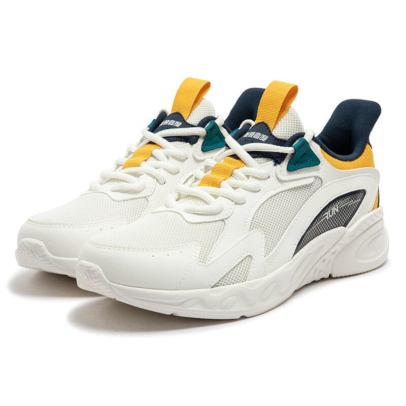 361° Cushioning Breathable Cushioning Breathable Low top Casual Running Shoes Men’s White Blue