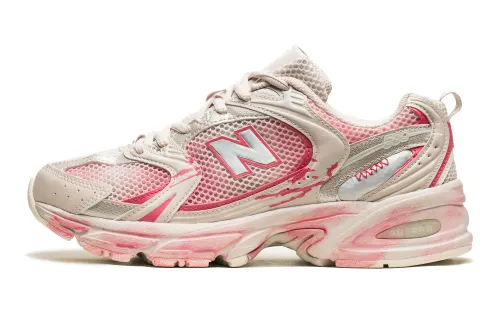 New Balance NB 530 Slip Resistant Low top Running Shoes Unisex Pink White