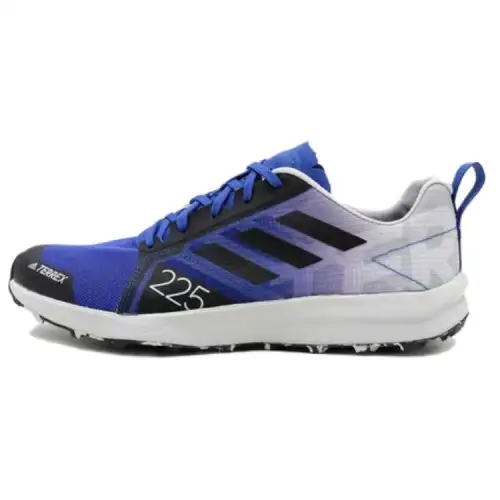 Adidas Terrex Speed Running Shoes Men's Low Top Blue/Gray
