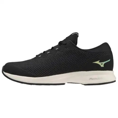 Mizuno ME Comfortable Round Toe Slip Resistant Abrasion Resistant Low top Running Shoes Unisex Black