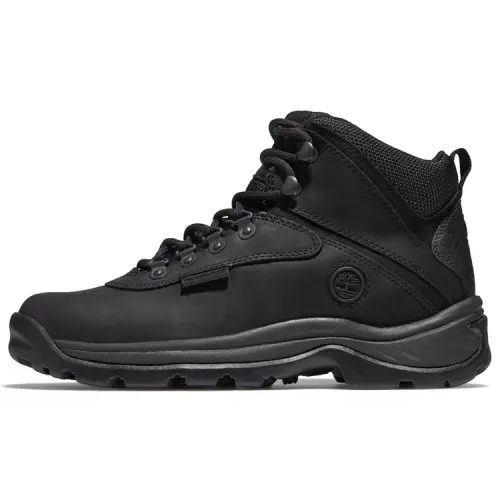 Timberland White Ledge Leather Waterproof And Wear resistant Short Outdoor Boots Women's Black