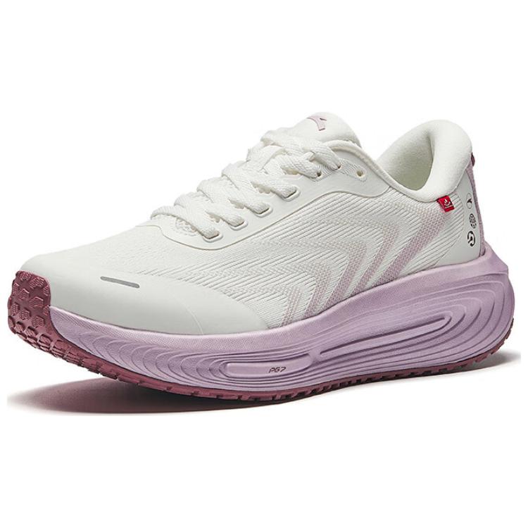 Anta Ark Fabric Cushioning, Wear Resistant Low top Running Shoes Women’s White Purple
