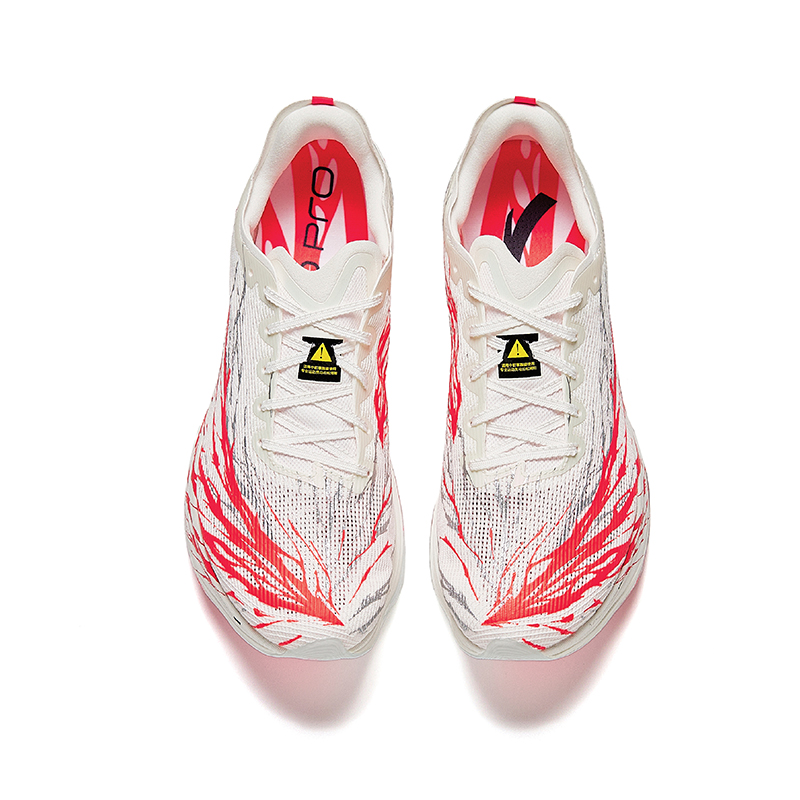 Anta C10 Pro Low top Nitrogen Technology ,A GRIP PRO Marathon Racing Running Shoes Women’s White Red