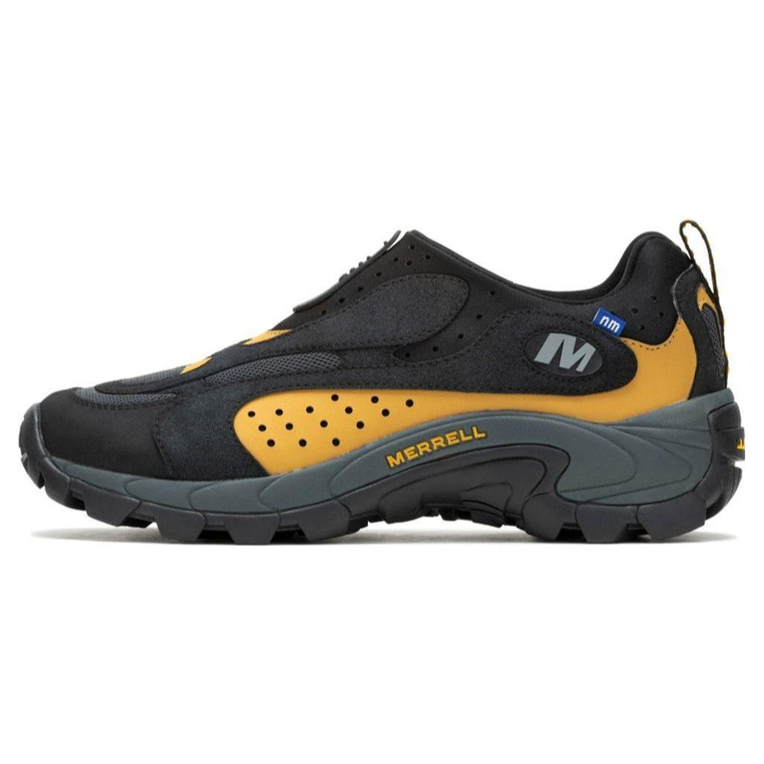 Speed Streak Nicole McLaughlin x Wmns Moc Merrell Evo 1TRL ‘Black Amber’