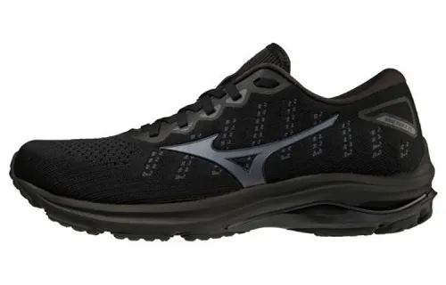 Wave Rider 25 Mizuno Waveknit 'Black Dark Grey'