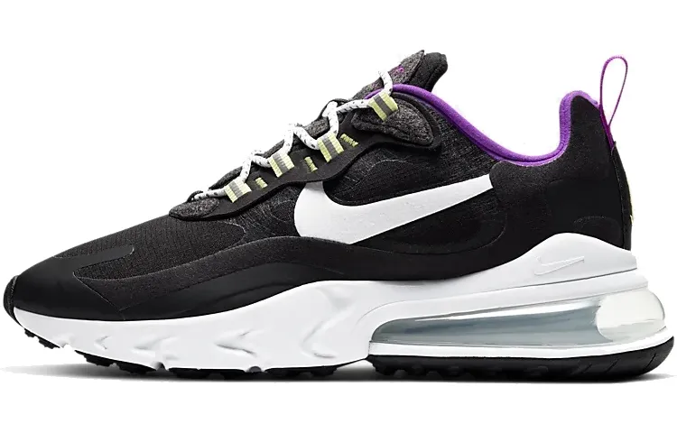 Nike Air Max 270 React Se 'Black White Vivid Purple' Women's
