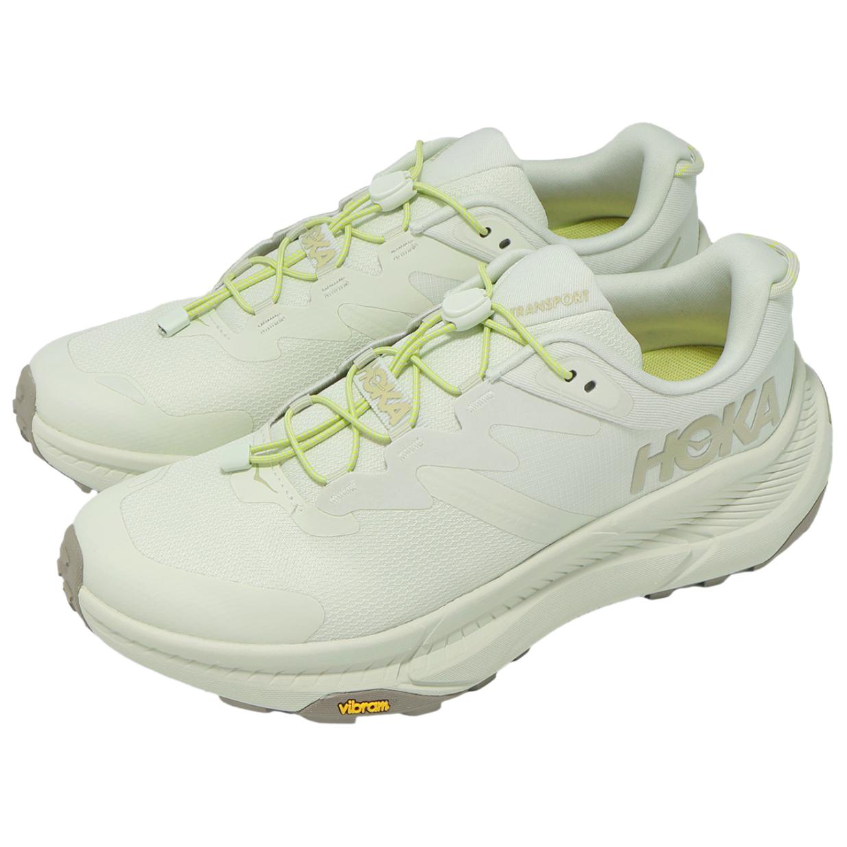 HOKA ONE ONE Transport Cushioning Breathable Lightweight Low top Running Shoes Unisex Green