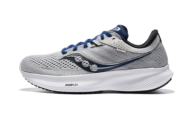 Saucony Ride Yutu 16 Comfortable Cushioning Slip Resistant Abrasion Resistant Low top Running Shoes Men’s Gray Black
