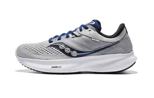 Saucony Ride Yutu 16 Comfortable Cushioning Slip Resistant Abrasion Resistant Low top Running Shoes Men's Gray Black