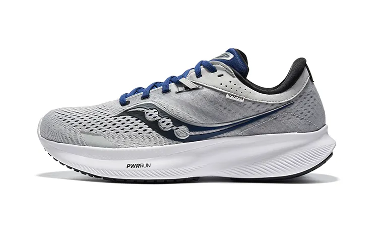 Saucony Ride Yutu 16 Comfortable Cushioning Slip Resistant Abrasion Resistant Low top Running Shoes Men's Gray Black