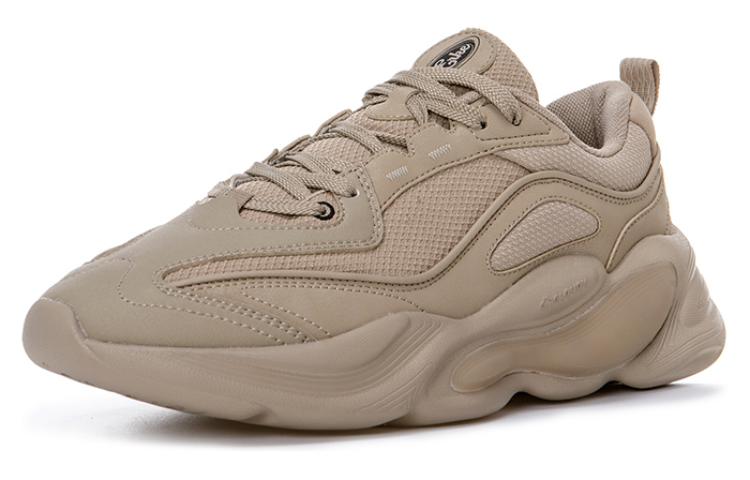 Erke Comfortable Wear resistant And Lightweight Low top Running Shoes Men’s Mist Gray Brown