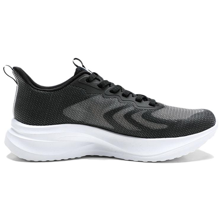 QIAODAN Speed Slip Resistant Abrasion Resistant Low top Casual Training Running Shoes Men’s Black Coal Gray