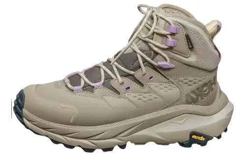 HOKA ONE ONE Kaha 2 GTX Celadon Comfortable Round Toe Cushioning, Wear Resistant High top Outdoor Shoes Men's Gray