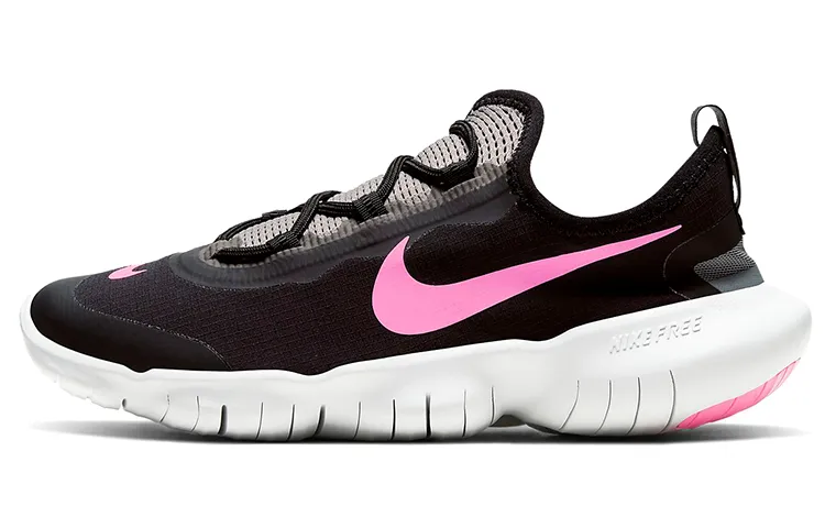 Nike Free RN 5.0 Fabric Cushioning Slip Resistant Cushioning Slip Resistant Low top Running Shoes Women's