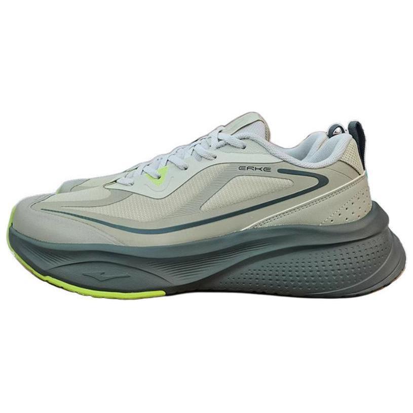 Erke Slip Resistant Abrasion Resistant Low top Casual Running Shoes Men’s Light Green