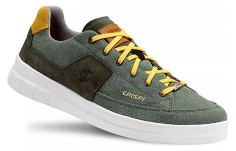 CRISPI Addict Leggera Cushioning, Wear Resistant Low top Outdoor Shoes Unisex Green Yellow