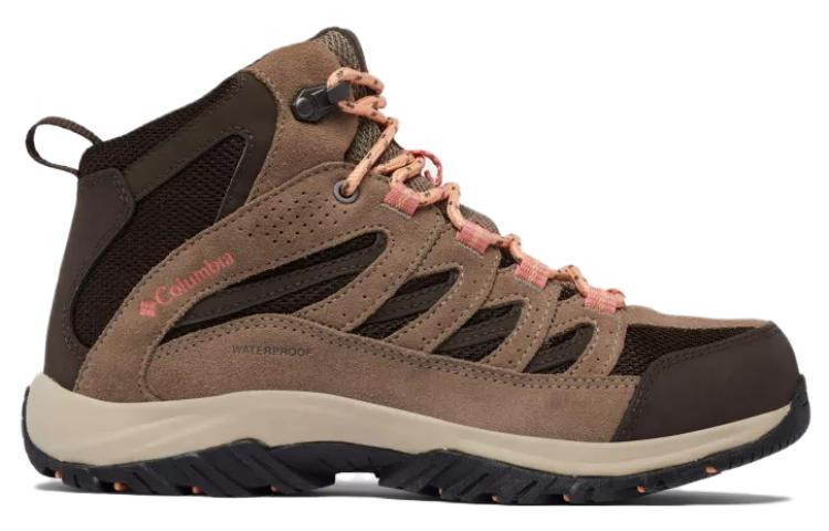 Columbia Abrasion Resistant Waterproof Wear resistant And Waterproof Mid top Outdoor Shoes Women’s Umber