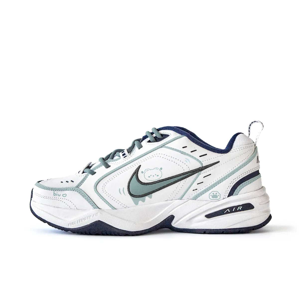Nike Slip Resistant Abrasion Resistant High top Chunky Sneakers Unisex White