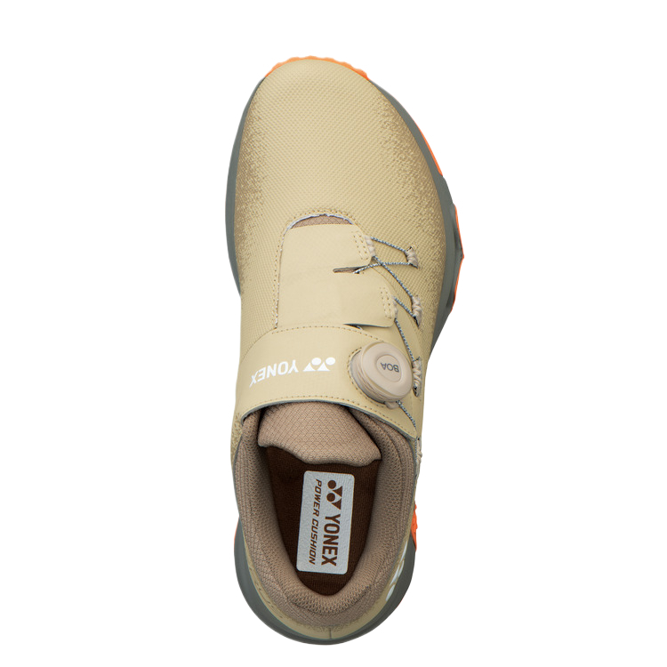 YONEX Abrasion Resistant Coverage Abrasion Resistant Coverage Low top Golf Shoes Men’s Light Brown