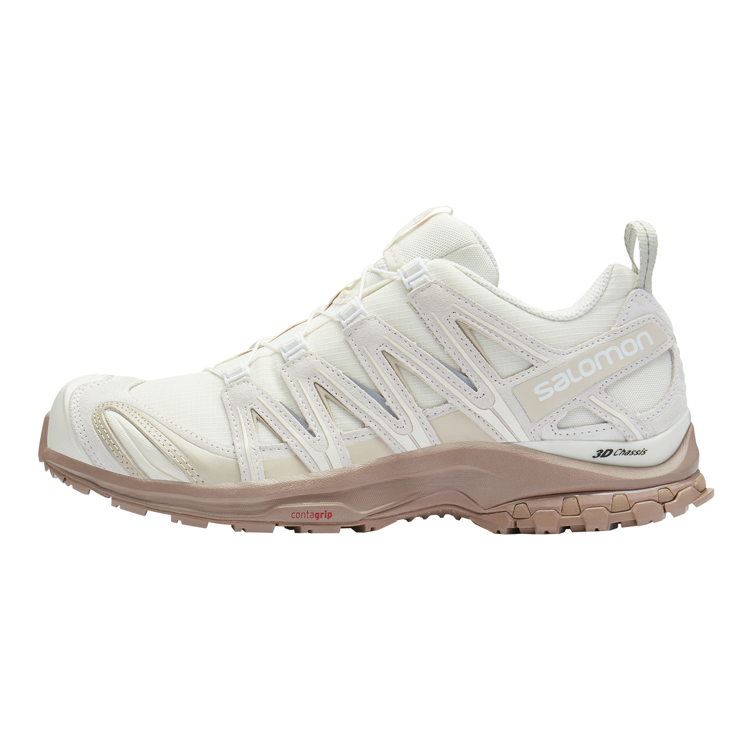 Кроссовки Salomon XA PRO 3D SUEDE (ванильно-коричневые)