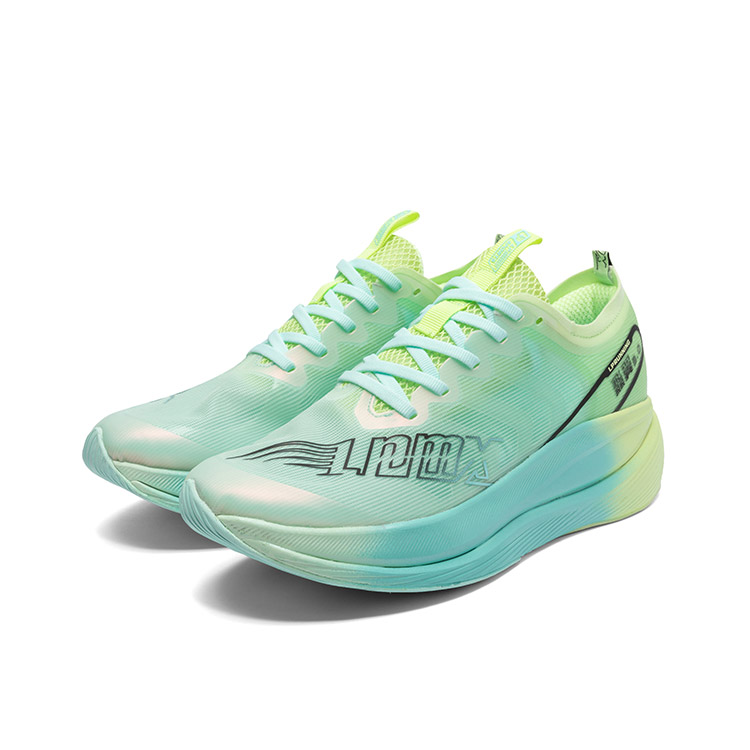 LPMX Running Shoes Unisex Low Top White Pine Stone Green