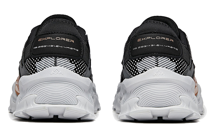 Anta Outdoor Collection Synthetic Leather, Textile Cushioning Slip Resistant Abrasion Resistant Breathable
