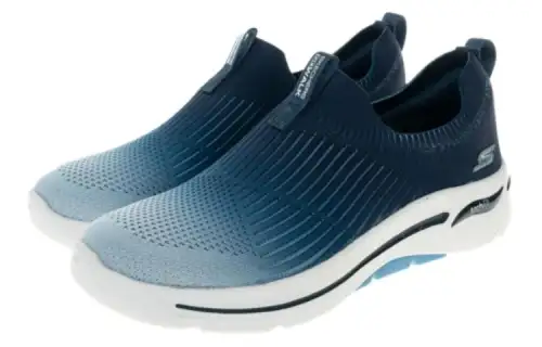 Skechers Go Walk Arch Fit Low top Running Shoes Women's Blue White