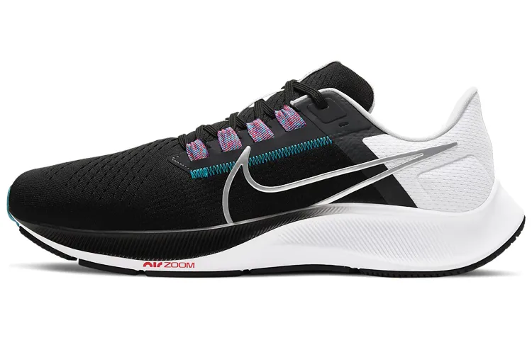 Nike Air Zoom Pegasus 38 'Black Metallic Silver'