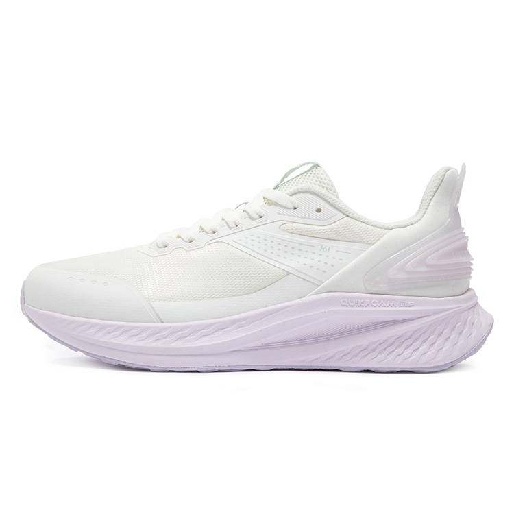 361° Slip Resistant Abrasion Resistant Low top Running Shoes Women’s White Purple