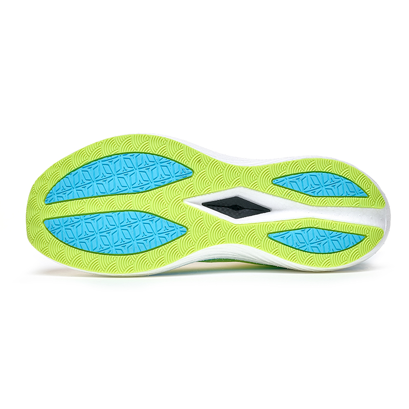 TREEPERI Running Shoes Unisex Low Top Cyan, Orange