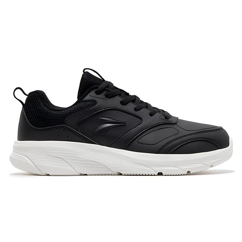 361° Mesh, Synthetic Leather Slip Resistant Lightweight Low top Running Shoes Women’s Black White