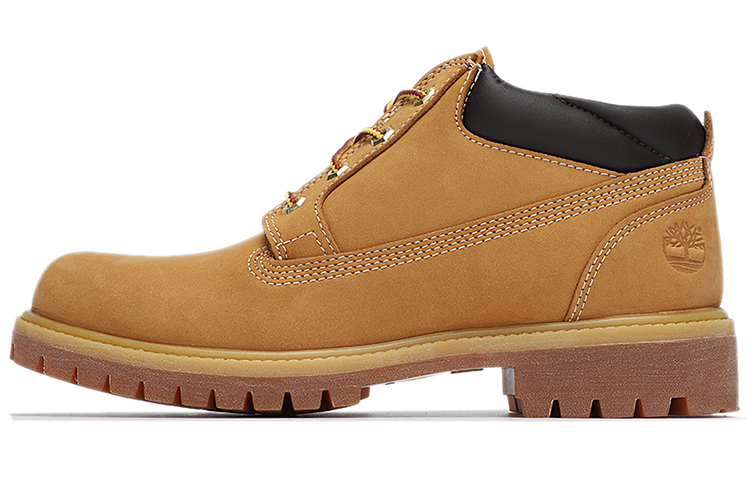 Timberland Timberland PREMIUM series 6 Inch wear-resistant daily outdoor casual fashion short-length Martin boots men's wheat color
