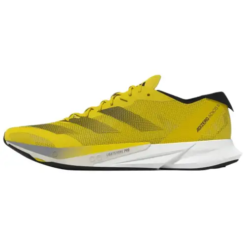 Adidas Adizero Adios 8 Slip Resistant Abrasion Resistant Low top Long Distance Running Shoes Men's Yellow