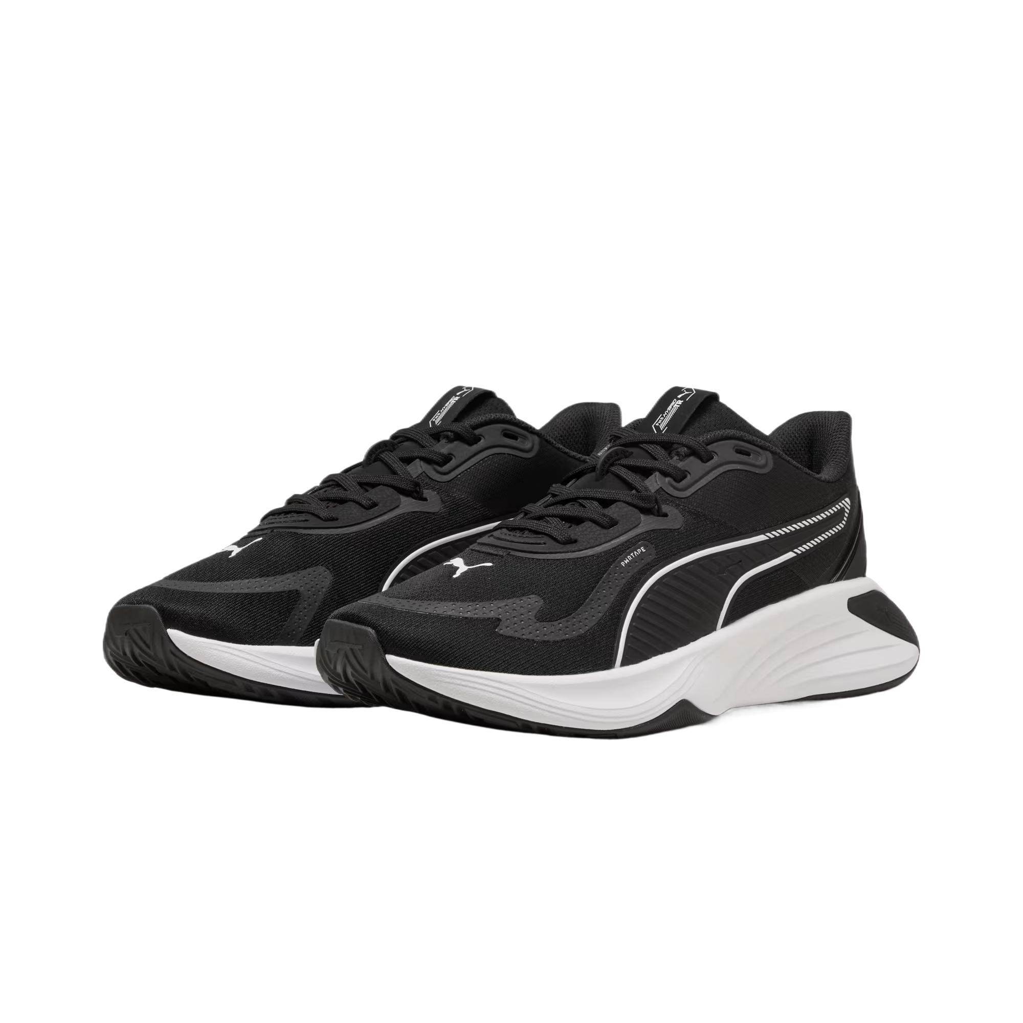 PUMA PWR Hybrid Comfortable Cushioning Low top Running Shoes Men’s Black