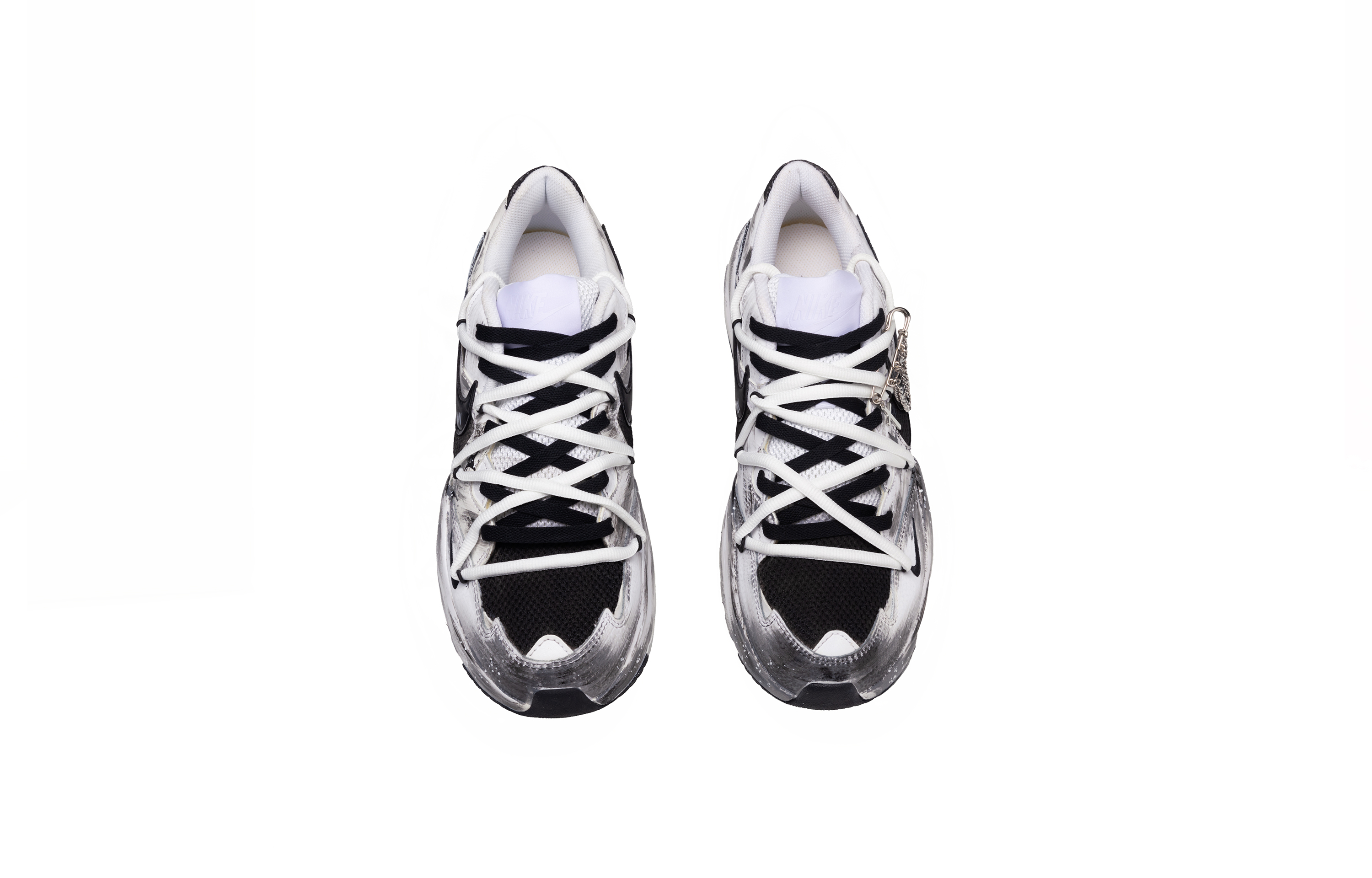 Nike Air Max Fusion Low top Running Shoes Unisex Black White