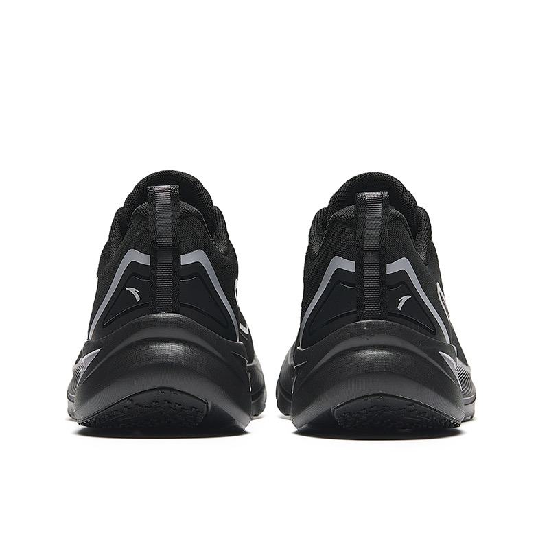 Anta Lightweight Cushioning Slip Resistant Low top Running Shoes Men’s Black Gray