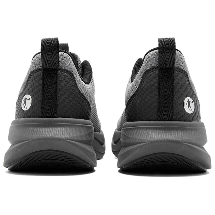 QIAODAN Cushioning Abrasion Resistant Cushioning, Wear Resistant Low top Casual Running Shoes Men’s Gray Black
