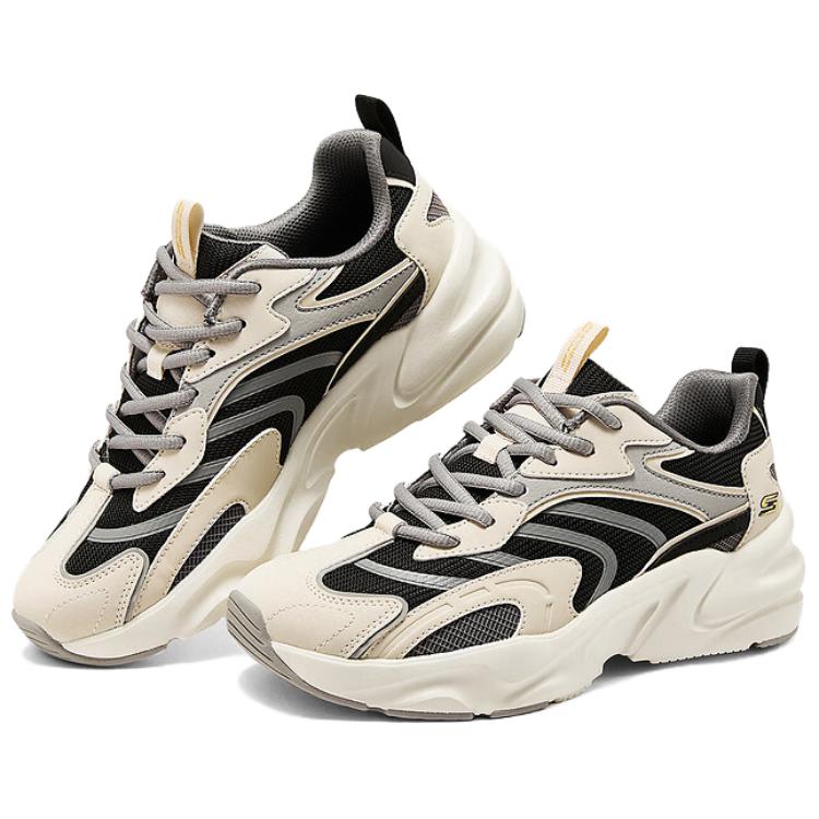 Skechers BOBS BAMINA 2 Comfortable Low top Casual Running Shoes Women’s Beige Black